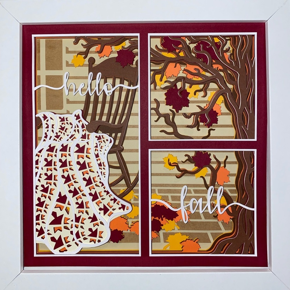 3D Hello Fall Shadowbox - Picture 8 of 8